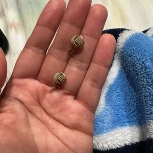 Textured Knot Stud Earrings